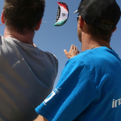Kitesurfing at Flag Beach, Action Watersports