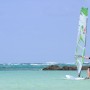 Windsurfing lessons in the lagoon